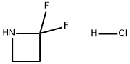 Azetidine, 2,2-difluoro-, hydrochloride (1:1) 구조식 이미지