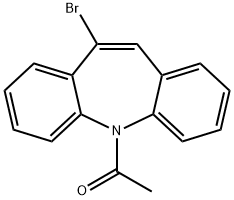 Ethanone, 1-(10-bromo-5H-dibenz[b,f]azepin-5-yl)- 구조식 이미지