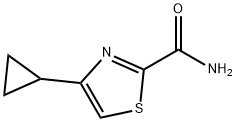 2-Thiazolecarboxamide, 4-cyclopropyl- Structure