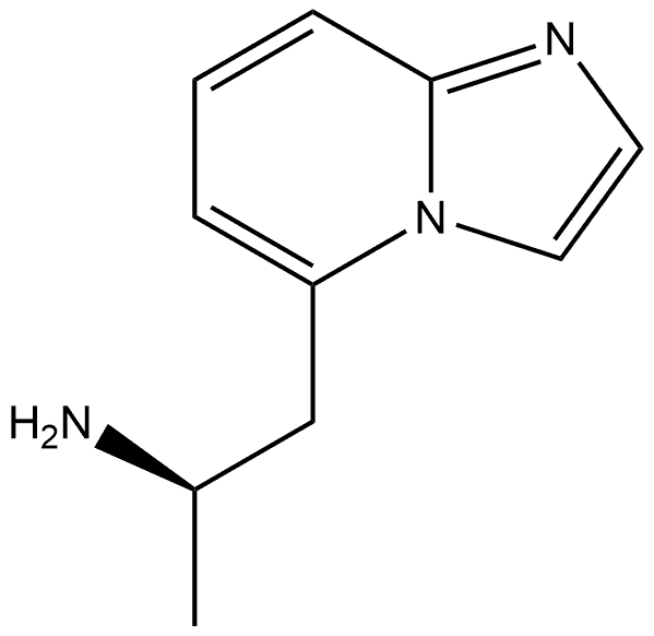 1-(imidazo[1,2-a]pyridin-5-yl)propan-2-amine Structure