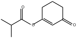 Propanoic acid, 2-methyl-, 3-oxo-1-cyclohexen-1-yl ester Structure