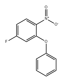 Benzene, 4-fluoro-1-nitro-2-phenoxy- Structure