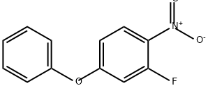 Benzene, 2-fluoro-1-nitro-4-phenoxy- Structure