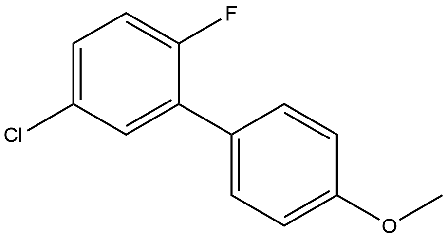 5-Chloro-2-fluoro-4'-methoxy-1,1'-biphenyl Structure