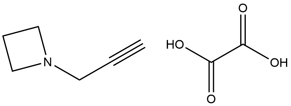 Azetidine, 1-(2-propyn-1-yl)-, ethanedioate (1:1) Structure