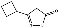 3-Cyclobutyl-4H-1,2-oxazol-5-one 구조식 이미지