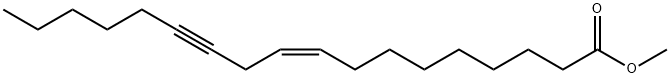 9-Octadecen-12-ynoic acid, methyl ester, (9Z)- Structure