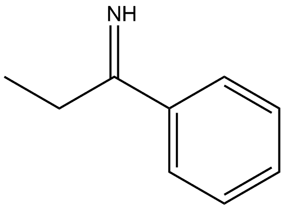 Benzenemethanimine, α-ethyl- Structure