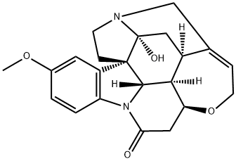 16-Hydroxy-2-methoxystrychnidin-10-one Structure