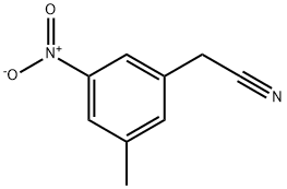 Benzeneacetonitrile, 3-methyl-5-nitro- Structure