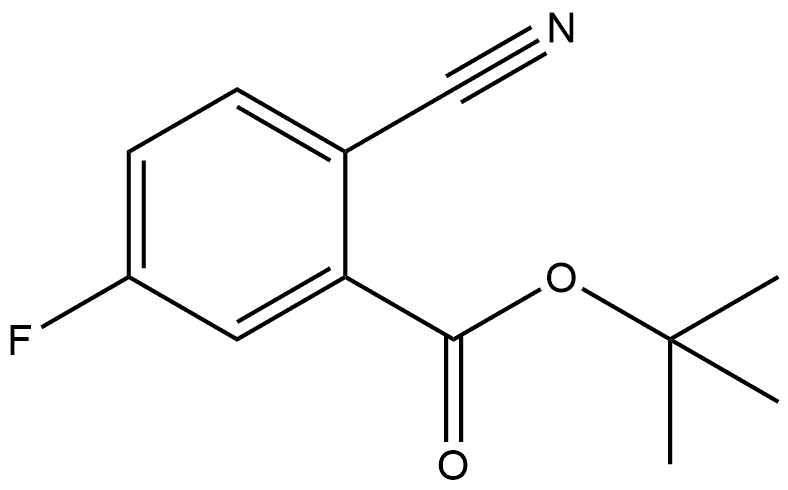 tert-Butyl 2-cyano-5-fluorobenzoate Structure