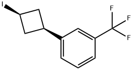 1-((1s,3s)-3-Iodocyclobutyl)-3-(trifluoromethyl)benzene Structure