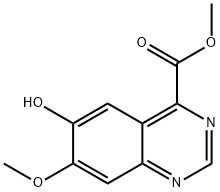 Methyl 6-hydroxy-7-methoxyquinazoline-4-carboxylate 구조식 이미지