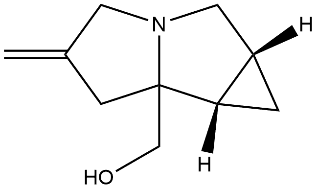 (1aR,6bS)-5-methylidene-octahydrocyclopropa[a]pyrrolizin-6a-yl]methanol 구조식 이미지