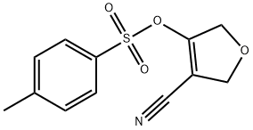 3-Furancarbonitrile, 2,5-dihydro-4-[[(4-methylphenyl)sulfonyl]oxy]- 구조식 이미지