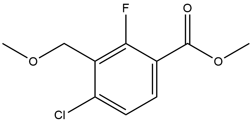 Methyl 4-chloro-2-fluoro-3-(methoxymethyl)benzoate Structure