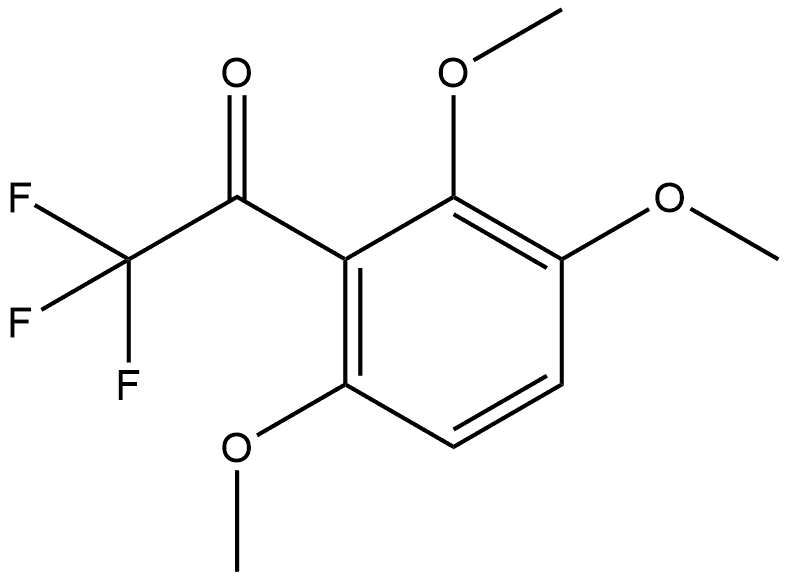 2,2,2-trifluoro-1-(2,3,6-trimethoxyphenyl)ethanone Structure