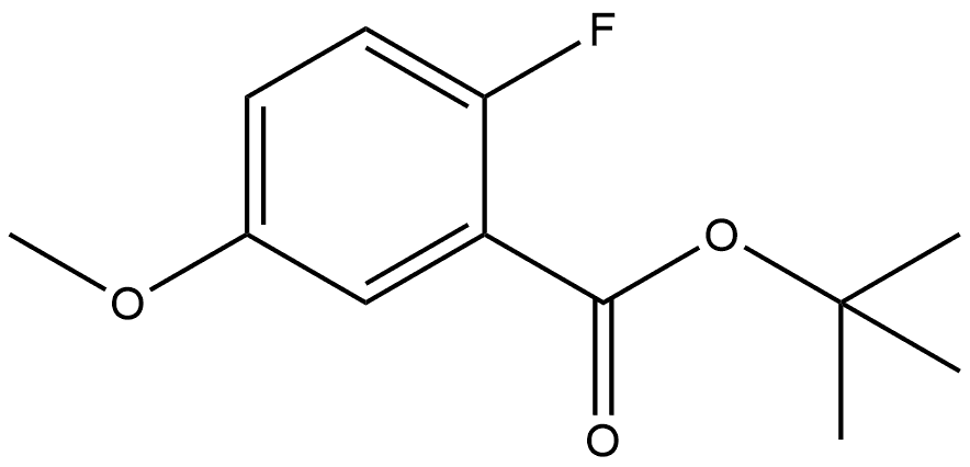 Tert-butyl 2-fluoro-5-methoxybenzoate Structure