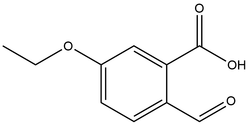 5-Ethoxy-2-formylbenzoic acid 구조식 이미지