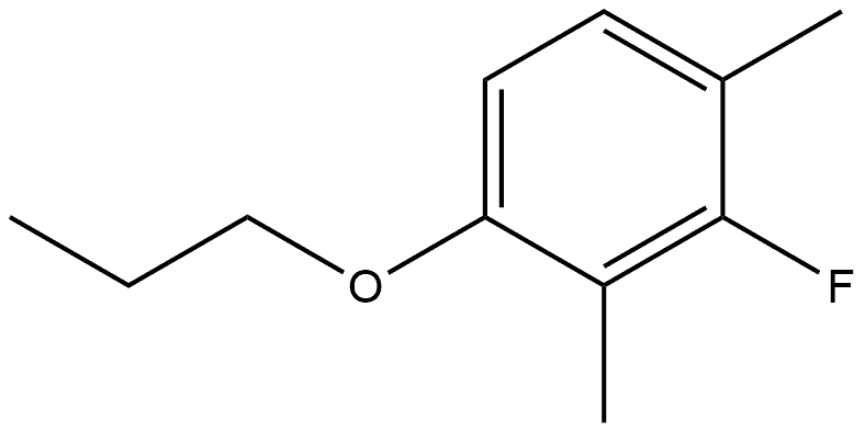 2-Fluoro-1,3-dimethyl-4-propoxybenzene Structure