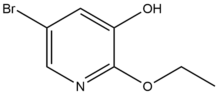 5-Bromo-2-ethoxy-3-pyridinol Structure