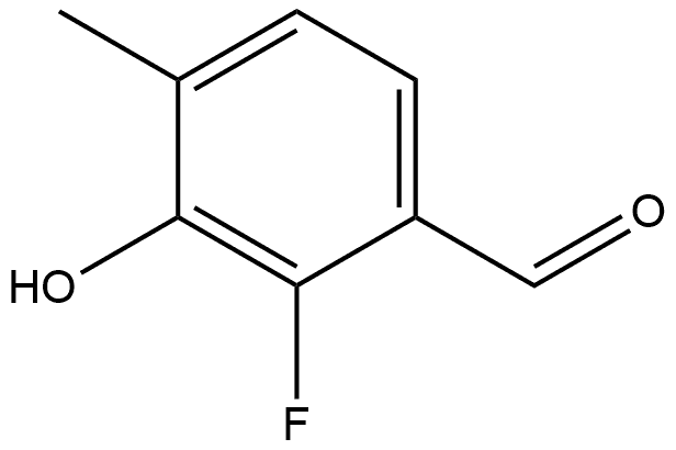 2-fluoro-3-hydroxy-4-methylbenzaldehyde 구조식 이미지