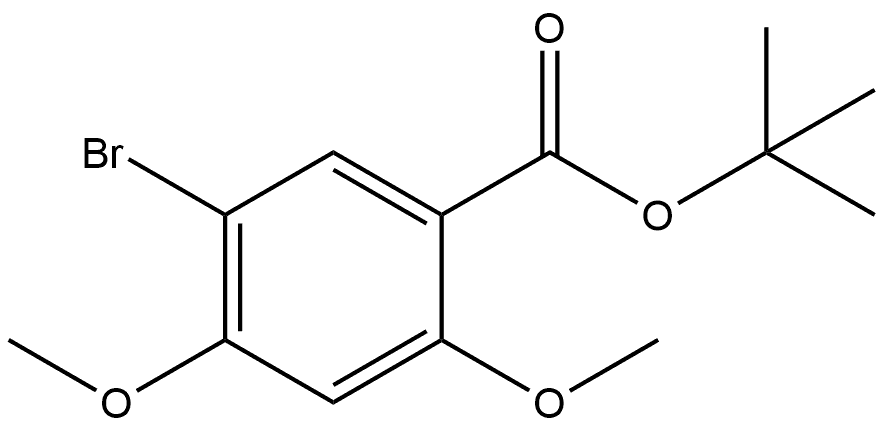 Tert-butyl 5-bromo-2,4-dimethoxybenzoate Structure