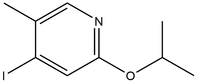 4-iodo-2-isopropoxy-5-methylpyridine Structure