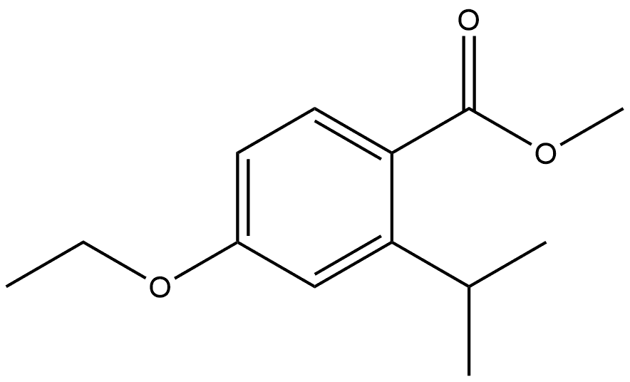 Methyl 4-ethoxy-2-isopropylbenzoate Structure