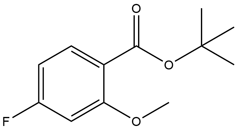 tert-butyl 4-fluoro-2-methoxybenzoate Structure