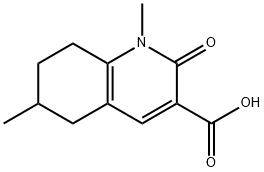 1,6-Dimethyl-2-oxo-1,2,5,6,7,8-hexahydroquinoline-3-carboxylic acid Structure