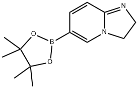 6-(4,4,5,5-Tetramethyl-1,3,2-dioxaborolan-2-yl)-2,3-dihydroimidazo[1,2-a]pyridine 구조식 이미지