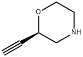 Morpholine, 2-ethynyl-, (2R)- 구조식 이미지