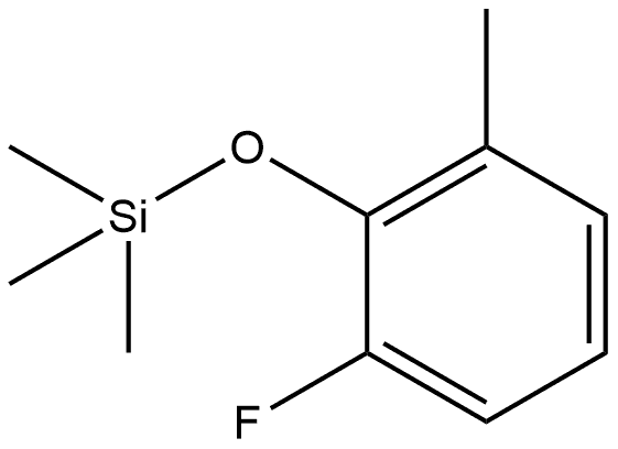 Benzene, 1-fluoro-3-methyl-2-[(trimethylsilyl)oxy]- Structure