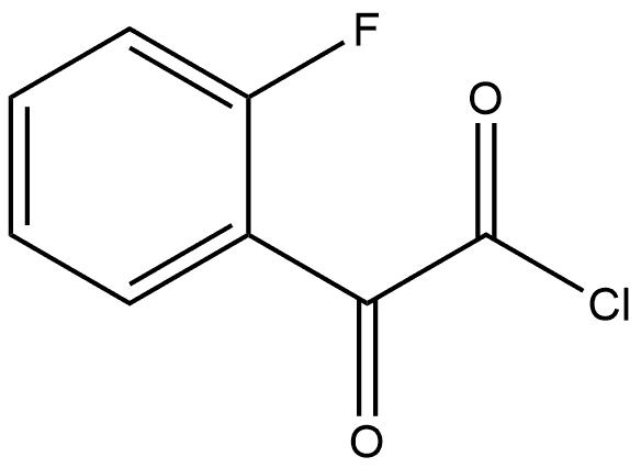 Benzeneacetyl chloride, 2-fluoro-α-oxo- Structure