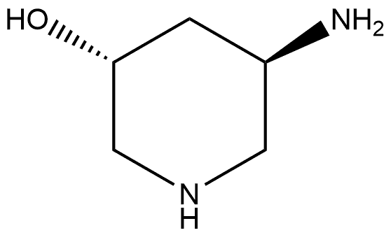 (3R,5R)-5-aminopiperidin-3-ol Structure