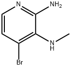 4-Bromo-N3-methylpyridine-2,3-diamine 구조식 이미지