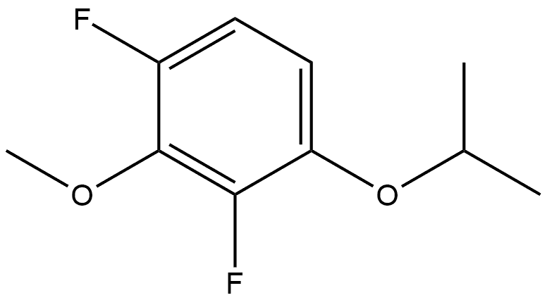 1,3-difluoro-4-isopropoxy-2-methoxybenzene Structure