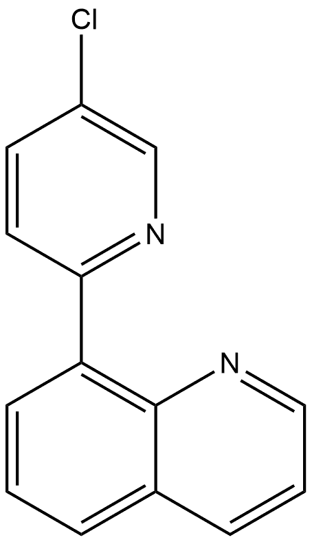 Quinoline, 8-(5-chloro-2-pyridinyl)- Structure