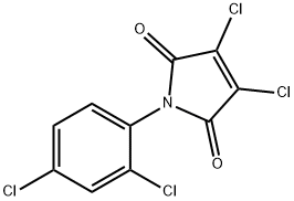 1H-Pyrrole-2,5-dione, 3,4-dichloro-1-(2,4-dichlorophenyl)- Structure