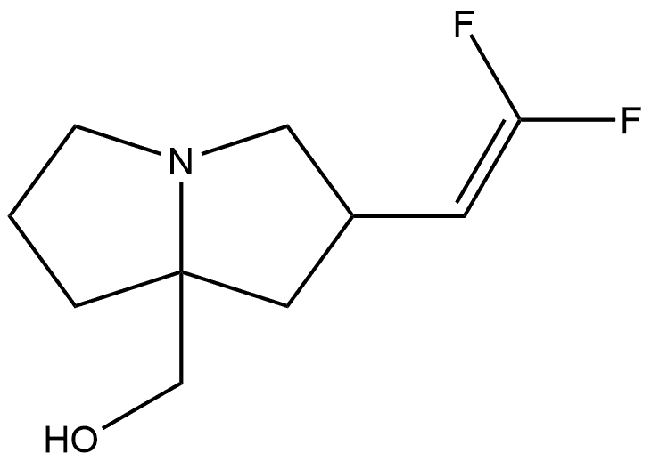 2-(2,2-difluoroethenyl)-hexahydro-1H-pyrrolizin-7a-yl]methanol 구조식 이미지