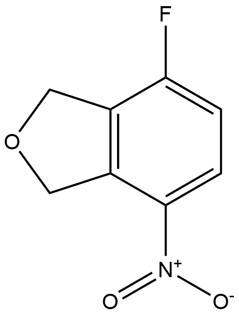 Isobenzofuran, 4-fluoro-1,3-dihydro-7-nitro- 구조식 이미지