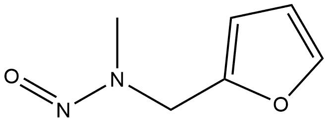 (Furan-2-ylmethyl)methylnitrosamine Structure