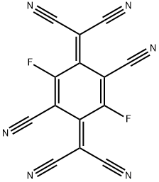 1,4-Cyclohexadiene-1,4-dicarbonitrile, 3,6-bis(dicyanomethylene)-2,5-difluoro- Structure