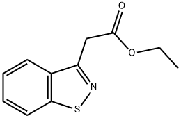 1,2-Benzisothiazole-3-acetic acid, ethyl ester Structure