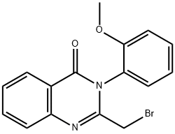 2-(Bromomethyl)-3-(2-methoxyphenyl)quinazolin-4(3H)-one 구조식 이미지