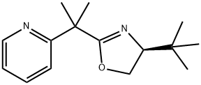 (S)-4-(tert-Butyl)-2-(2-(pyridin-2-yl)propan-2-yl)-4,5-dihydrooxazole Structure