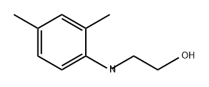 Ethanol, 2-[(2,4-dimethylphenyl)amino]- 구조식 이미지