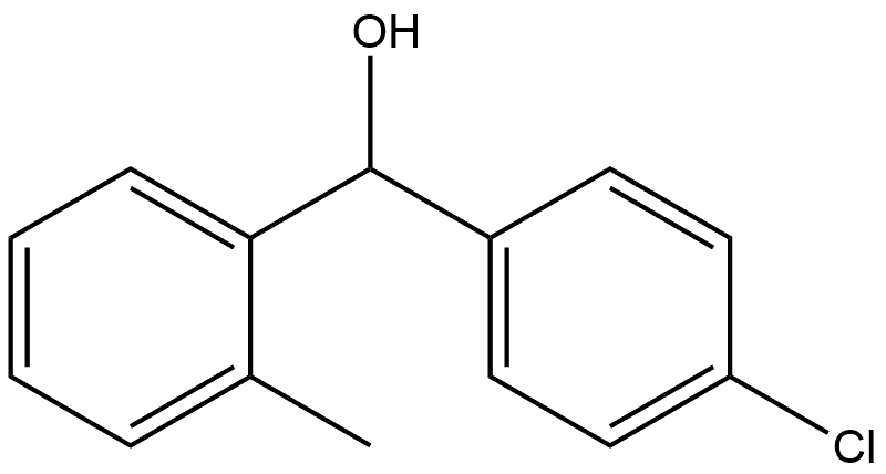 α-(4-Chlorophenyl)-2-methylbenzenemethanol Structure