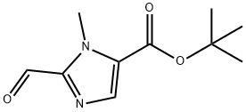 tert-butyl 2-formyl-1-methyl-1H-imidazole-5-carboxylate Structure